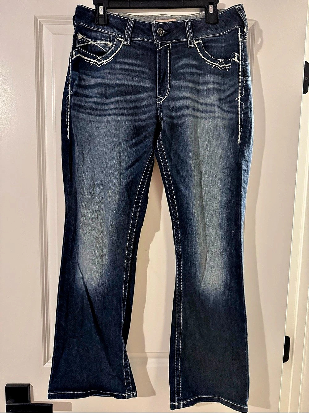 Ariat R.E.A.L. Denim Mid Rise Boot Cut Jeans Waist 32